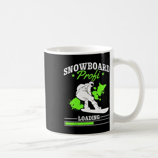 Snowboard Profi Loading I Freestyle Snowboard Snö Kaffemugg (Höger)