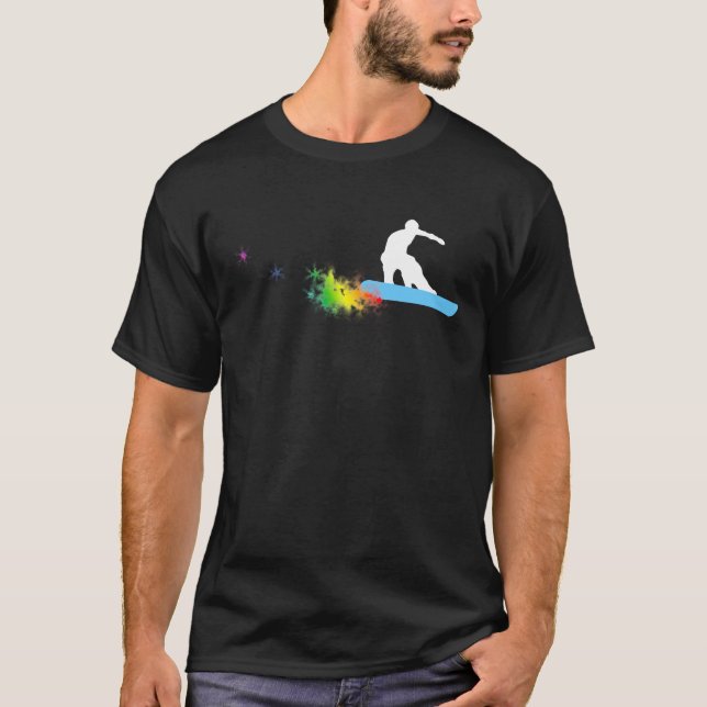 snowboard: pudra slingan: t-shirt (Framsida)