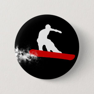 snowboard. rött knapp
