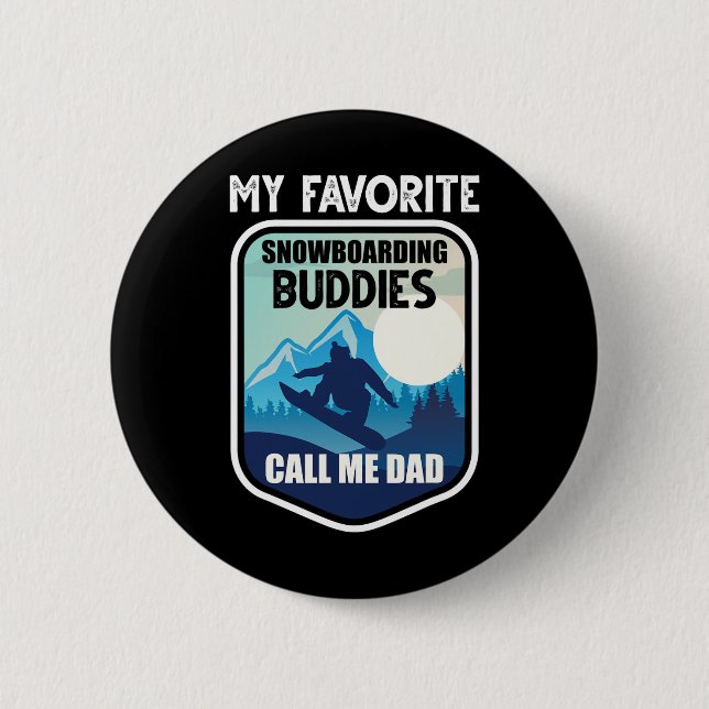 Snowboard Shirt My Favorite Snowboarding Buddies C Knapp (Framsida)