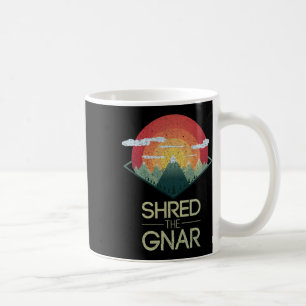 Snowboard Shred Gnar Ski Winter Mountain Gift Kaffemugg