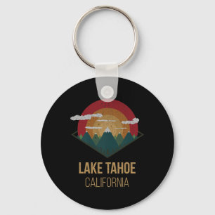 Snowboard Sjö Tahoe California Winter Mountain Gi Nyckelring