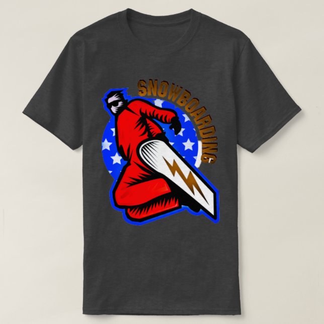 Snowboard ski resort2 t shirt (Design framsida)