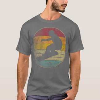Snowboard Ski Vintage Retro 70s 80s 90s Gift Love T Shirt
