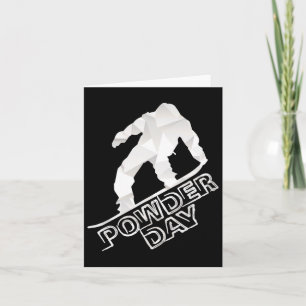 Snowboard Ski Winter Sports Snö Powder Day Kort