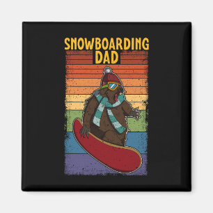 Snowboard Skiing Snowboarder Competitive Activity Magnet