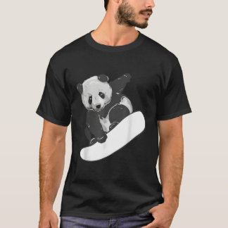 Snowboard Snowboard Panda T Shirt