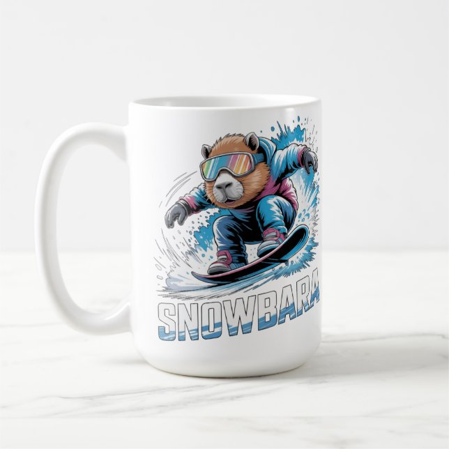 Snowboard Snowboardåkning Snowboardåkare, snowboar Kaffemugg (Vänster)