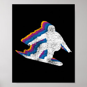 Snowboard Snowboarder Poster