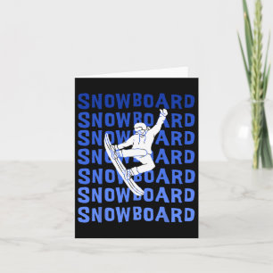 Snowboard Snowboarder Shredding Kids Winter Sports Kort