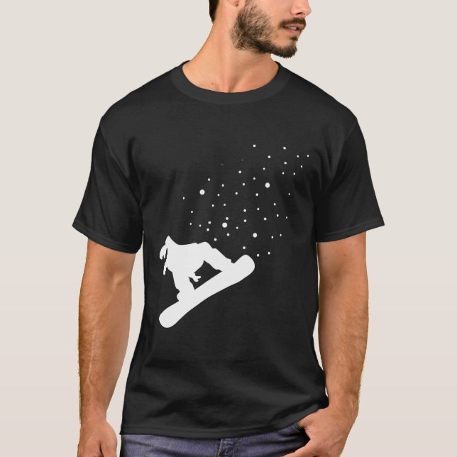 Snowboard Snowboarder Snowboarder 4 T Shirt (Framsida)
