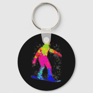 Snowboard Snowboarder Snowboarder Boys Kids Manar Nyckelring