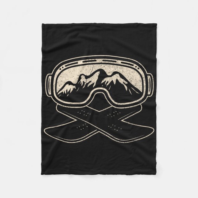 Snowboard Snowboarder Snowboarder Freestyle Fleecefilt (Framsidan)