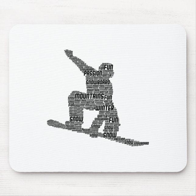 Snowboard Snowboarder Snowboarder Musmatta (Framsidan)