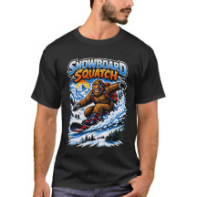 Snowboard Squatch – Rolig Bigfoot Snowboardåkning 