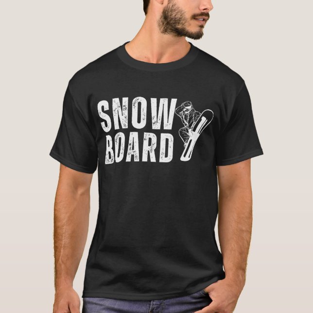 Snowboard T Shirt (Framsida)