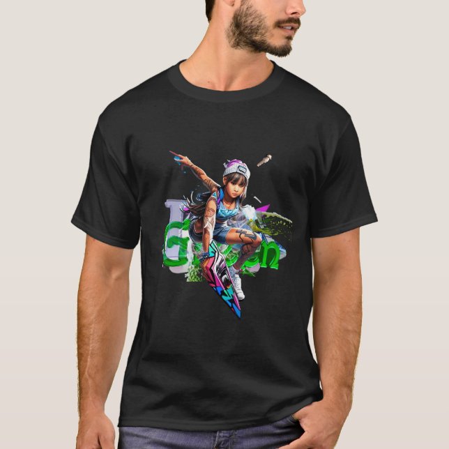 Snowboard T Shirt (Framsida)