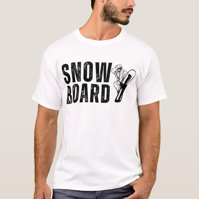 Snowboard T Shirt (Framsida)