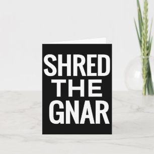 Snowboard T Shirt - Shore Gnar Kort