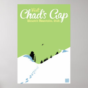 Snowboard Tads gap Poster
