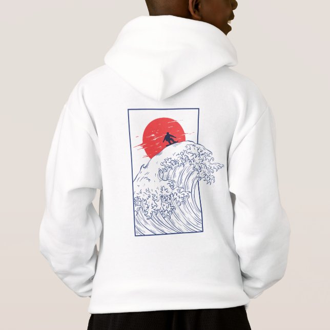 Snowboard, Vintage Japanska T Shirt (Baksida)