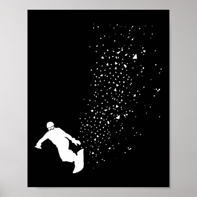 Snowboard - Winter Snowboarding Freestyle Sowboard Poster (Framsidan)