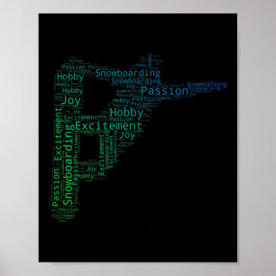 Snowboard Winter Sport Manar 3 Snowboarding Poster