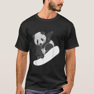 Snowboardåkande Panda T Shirt