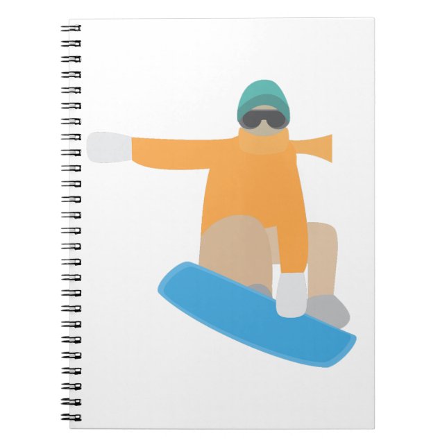 Snowboardåkare Anteckningsbok (Framsidan)