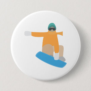 Snowboardåkare Knapp