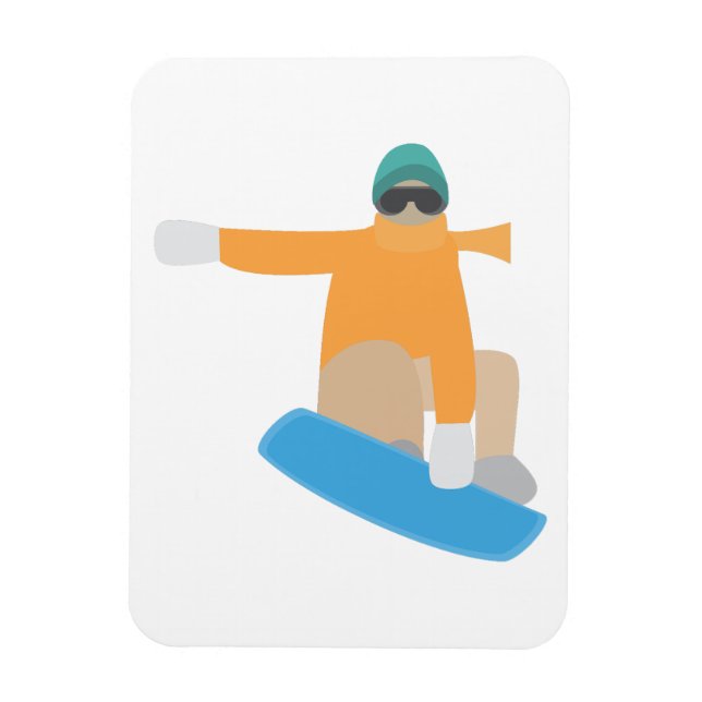 Snowboardåkare Magnet (Vertikal)