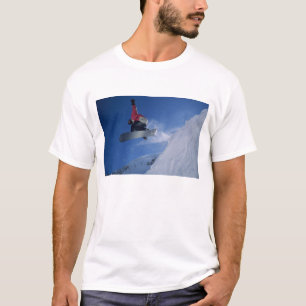 Snowboardåkning på Snowbird Resort, Utah (MR) T-shirt