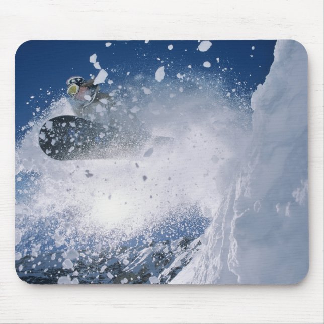 Snowboardåkning på Snowbird Resort, Wasatch Musmatta (Framsidan)