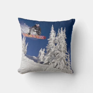 Snowboardåkning på Whitefish Mountain Resort Kudde