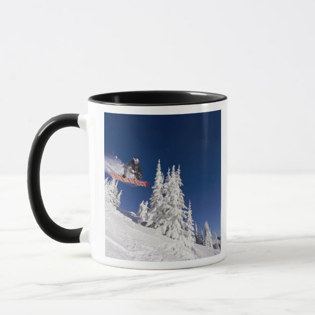 Snowboardåkning på Whitefish Mountain Resort Mugg (Vänster)