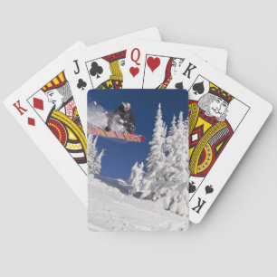 Snowboardåkning på Whitefish Mountain Resort Spel Kort