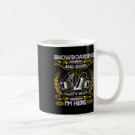 Snowboardation and Beer - Snowboard Snowboarder Kaffemugg<br><div class="desc">Snowboardation and Beer - Snowboard Snowboarder</div>