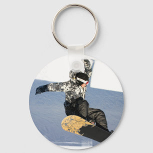 Snowboardbarkass Keychain Nyckelring