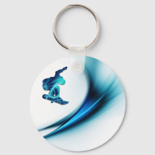 Snowboarddesign Keychain Nyckelring