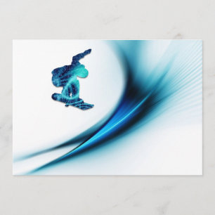Snowboarddesigninbjudan Inbjudningar