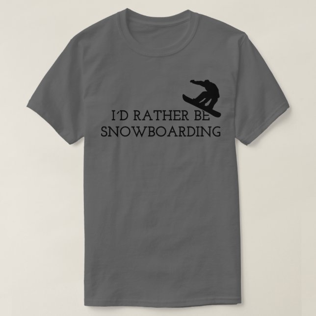 Snowboarder 1 t shirt (Design framsida)