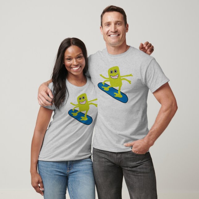 Snowboarder 4 Arm Monster Tee Shirt (Unisex)