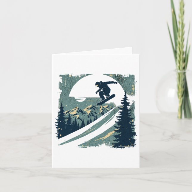 Snowboarder 8 kort (Framsida)
