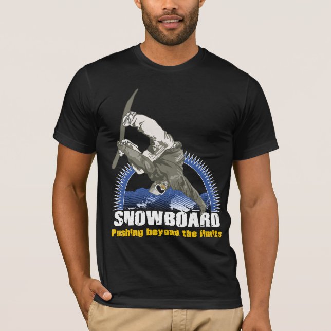 Snowboarder and sun t-shirt (Framsida)
