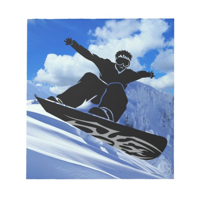 snowboarder anteckningsblock (Framsida)