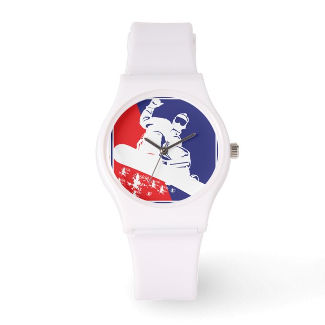 Snowboarder Armbandsur (Framsida)