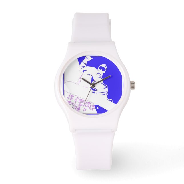 Snowboarder Armbandsur (Framsida)