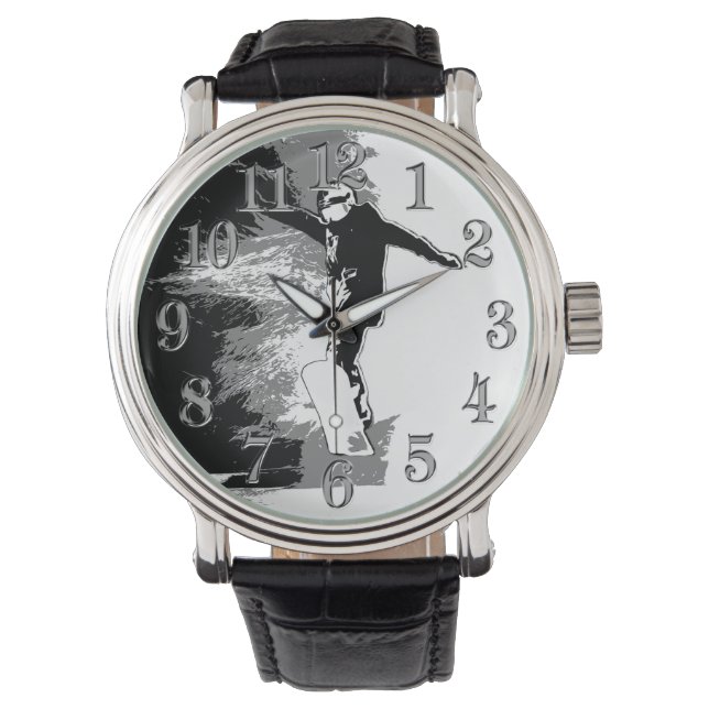 Snowboarder Armbandsur (Framsida)