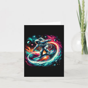 Snowboarder Astronaut Snowboarding Kort