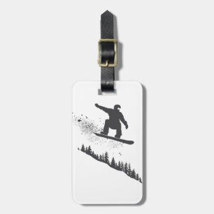 Snowboarder Bagagebricka